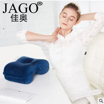 JAGO 35x24x14cm 2 buc/set Birou, Masa Birou Pauza de Revenire Lentă Memorie Spuma de Perna Gol Design Respirabil, Confortabil de Somn Perna