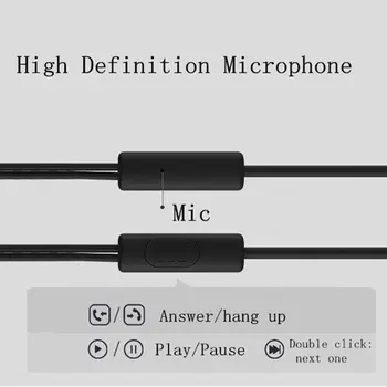 JBL C100SI În ureche Bass Dopuri de urechi telefon mobil Fir de Circulație cu Microfon Original pentru Căști de 3,5 mm Plug Metalic de Anulare a Zgomotului Căști