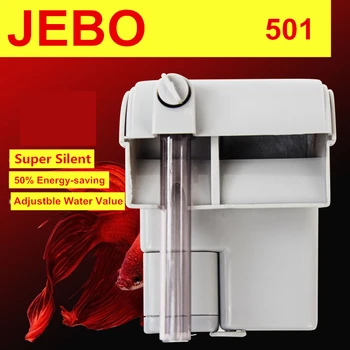 JEBO 3.5 W 220V-240V Mini Acvariu de Putere Filtru Hang On Slim Filtru Cascada de Circulație a Apei Filtru Extern pentru acvariu 501