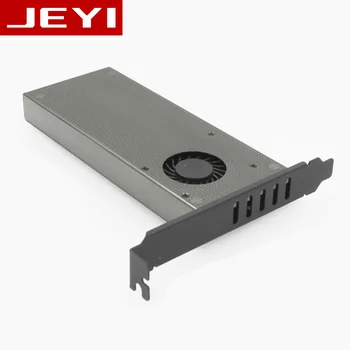 JEYI SK9 m.2 extinderea NVMe adaptor de unitati solid state rândul său, PCIE3.0 ventilatorului de răcire SSD dual interfata SATA3 cu ventilator de acoperire din Aluminiu capacitate