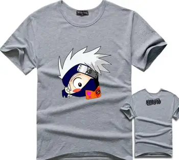 Kakashi Hatake Drăguț Tricou Naruto Anime Barbati Din Bumbac Tricouri Costum Tee Tricou