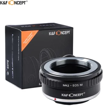 K&F CONCEPT pentru M42-EOS M de Lentilă aparat de Fotografiat Inel Adaptor potrivit pentru Toate Universală M42 Montare Șurub Obiectiv pentru Canon EOS M Corpul Camerei