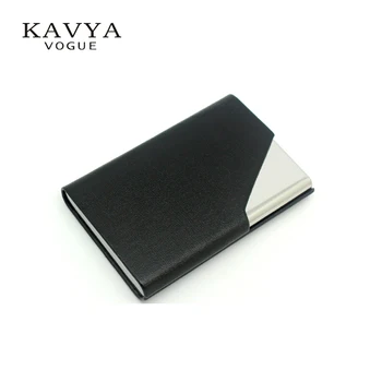 KAVYA Noul Trend de Design de Afaceri Namecard Suport din Piele carte de IDENTITATE caz deținător al cardului bancar pachet card de portofel Cutie de Cadou