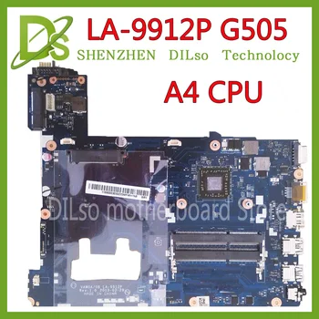 KEFU LA-9912P laptop placa de baza pentru Lenovo ideapad g505 LA-9912P placa de baza laptop A4 CPU testat placa de baza