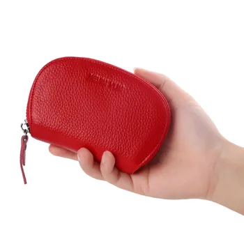 KEVIN YUN designer de brand femei cartelei piele naturala mic cu fermoar geanta de card de credit caz portofel