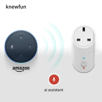 Knewfun Soclu Inteligent Plug WiFi de la Distanță fără Fir Adaptor Priza cu Temporizator de Alimentare USB de pe și în afara cu telefonul IOS/Android
