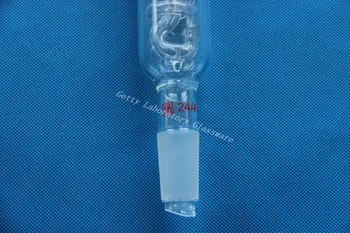 Laborator Bobina Condensator de Reflux,400mm Lungime, 24/40 comun,10mm hose connection (Laborator Sticlarie)