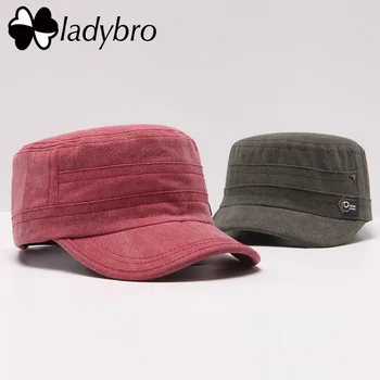 Ladybro Oameni Noi Pălărie Capac Pentru Femei Brand Snapback Șapcă De Baseball Gorra De Sex Masculin Respirabil Reglabil Casquette Retro Pălărie Neagră Os