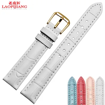 Laopijiang Piele Watchband Roz Doamnelor Ceas cu 12/14/16/18/19|20mm confort