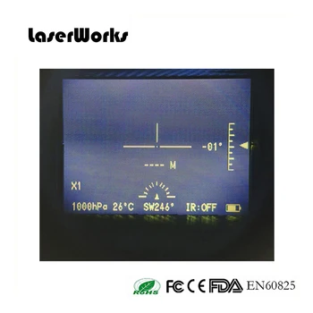 Laserworks LRNV009 500m Laser Range Finder 200meter Infraroșu Viziune de Noapte Camuflaj 6X32