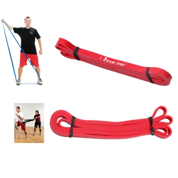 Latex Crossfit banda de rezistență a corpului de gimnastică de formare de putere powerlifting trage roșu pentru comerțul cu ridicata și transport gratuit kylin sport