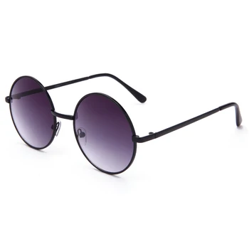 Laura Zână 2016 Femei Vintage Monofazate de Culoare ochelari de Soare Rotund de Cupru Cadru UV400 Ochelari de Soare Oculo de Sol Feminino