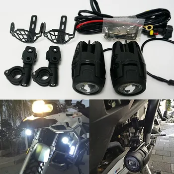 LED Lampă Auxiliară motocicleta lumini de ceata de Conducere Kituri de lumina cu Protejeze Gărzile de Cabluri pentru Motocicleta BMW k1600 R1200G