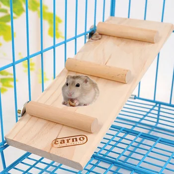 Lemn Natural Hamster scara mesteca jucărie accesorii Hamster Talpa Pedala de bord arici chinchilla Casa hamster pat Cuib