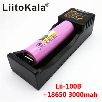 Liitokala Original INR18650 30Q acumulator 3000mAh li-ion baterie Pentru tigara electronica folosesc+Lii-100B 18650 incarcator
