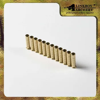 Linkboy tir cu Arcul cupru săgeată pentru a introduce ID-ul de 6.2 mm OD 7.6 mm sageti pentru vânătoare transport gratuit