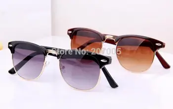 Livrare gratuita Bărbați Femei Semi fără ramă de ochelari de Soare de Designer de Brand 6 culori disponibile Ochelari de Soare Moda Oculos De Sol