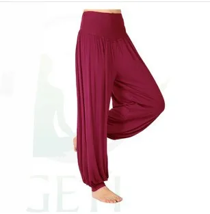 Livrare gratuita femei vrac pantaloni de yoga pantaloni casual, pantaloni largi picior pantaloni de yoga chiloți de sport pentru doamna