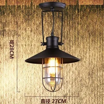 Loft Industrial, Depozit Lumini Pandantiv Țară din america de Lămpi de Iluminat de Epocă pentru Restaurant/Bedroom Home Decor Negru