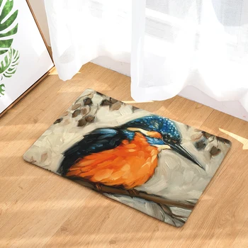 Lovely bird printuri pe covor sunt imprimate pe podea, 40X60 50X80cm.