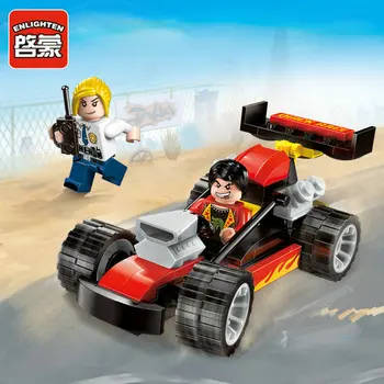 Luminează-Poliția De Învățământ Blocuri Jucarii Pentru Copii, Cadouri Pentru Copii Masini Elicopter Barca Compatibil Cu Legoe