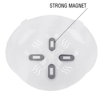 Magnet Alimentare Noi Stropi Capac Garda Cuptor Cu Microunde Hover Anti-Sputtering Acoperi Cuptor Cu Ulei Încălzit De Plastic Sigilate Preparate Alimentare Acoperi