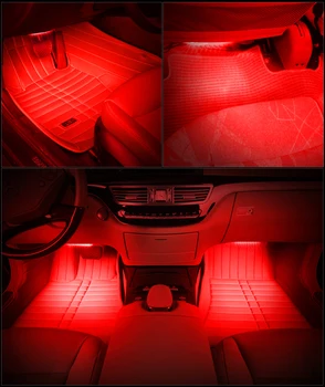 Masina noua Decorative Atmosfera Lampa LED Interior Lumini pentru Podea Pentru Volkswagen Polo GTI, Polo R WRC Scirocco R Tiguan Touareg până XL1