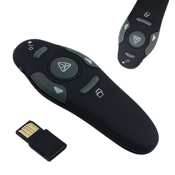 Mayitr 1 buc USB 2.4 GHz Wireless Presenter de Înaltă Calitate RF Control de la Distanță de Prezentare Indicatorul Mouse-ului DE Calculator Powerpoint