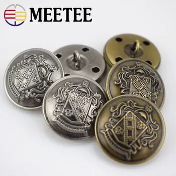 MEETEE 10buc/lot Accesorii butonul stea / Sacou / costum camasa buton / argint antic cupru metal butonul B3-13 +