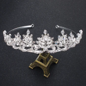 Miallo Austriac de Cristal Piatra Femei Diademe și Coroane de Moda Printesa Diadema Clasic Manual de Nunta Bijuterii de Păr Accesorii