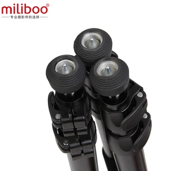 Miliboo MTT702A Portabil Trepied de Aluminiu aparat de Fotografiat Profesional Trepied fara cap de Minge Monopod Pentru camera