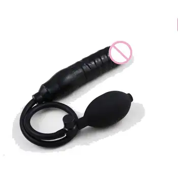 Minge mare Penis Gay Gonflabile Fundul Plug Dick Reglabil Intumescente Vaginal Anal Dop Dop de Fund Buttplug Mare Jucarii Penis artificial femei