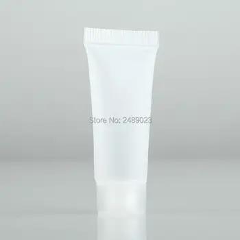 Mini-5 ml/10ml Moale Gol Clar Tub de Crema Cosmetice Containere Sampon lotiune de Curatare Faciala Tub de unică folosință, Sticle 100buc/lot