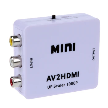 Mini AV CVBS Compozit Video la HDMI Convertor scalate până la 1080P
