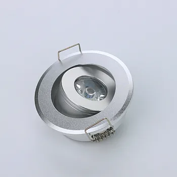 Mini lumini LED Spot 3W încastrat plafon lampă 110V 220V dimensiune 40-45mm bijuterii de iluminat corp de iluminat pentru dulap vitrina lumina rotund