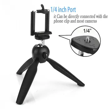 Mini Telefon Stabilizator Trepied de Masă Stand cu Ballhead mini Proiector DSLR, Camere Digitale Video pentru Gopro Nikon Canon iPhone