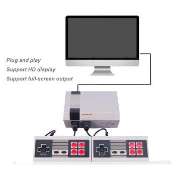 Mini TV Joc Consola Suport HDMI Retro Consolă de jocuri Video Built-in de 8-Biți 600 De Jocuri Clasice, Jocuri Portabile Player