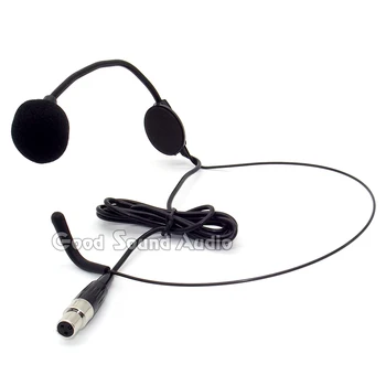 Mini XLR 3 Pin TA3F Plug Cu suport pentru Căști Microfon Headworn Cap-Montat Mic Bentita Microfono Mike Pentru SAMSON Sistem Wireless