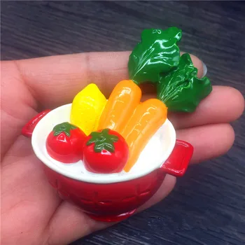Minunat de Fructe și Legume Ceașcă de Ceai de Simulare Alimente Frigider Magnet Decorativ Frigider Magnetice, Autocolant pentru Bucatarie