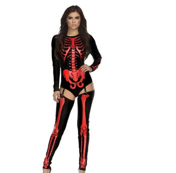 Mireasa vampir Vrăjitoare, Femeie Regina Halloween cosplay Costum Schelet Zombie Uniformă