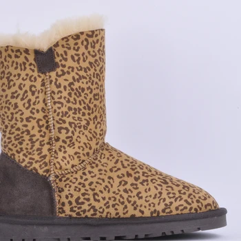 MIYAGINA Calitate de Top Genuine piele de Oaie Piele de Zăpadă Cizme Blana Naturala rezistent la apa pentru femei Cizme pentru Femei Lână Cald Pantofi de Iarna