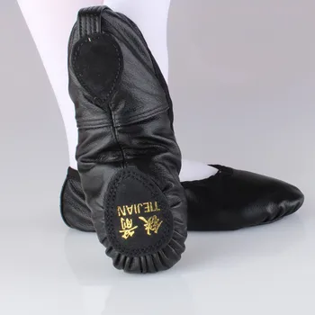 Moale Dans Pantofi de Balet Pentru Fete Femei Confortabil de Fitness Respirabil piele Geniune Practică balerina Papuci Pantofi 4027