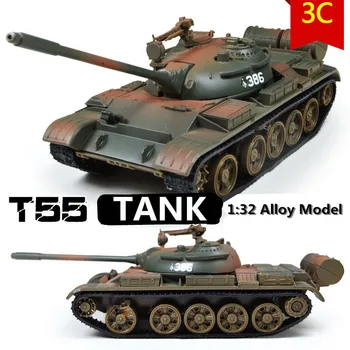 Modelul militar,1:32 aliaj model t55 MBT rezervor,rezervoare Metalice,masini de turnat sub presiune,Bun cadou,transport gratuit