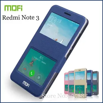 Mofi Pentru Xiaomi Redmi Note 3 /Hongmi Note3 Caz Fereastră Deschisă Caz Flip Piele Pu Caz Suport Acoperire Pentru Xiaomi Red mi Note 3