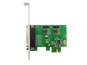 MosChip MCS9901 Combo 2 Serial + 1 port Paralel IEEE 1284 PCI-e card PCI express pentru DB9 port com + printer DB25 port adaptor
