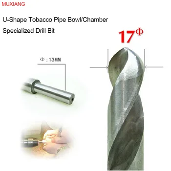 MUXIANG Tutun de Pipă Castron Burghiu pentru forma de U 17 mm Diametru Fumător Cameră Disponibilă pentru Strung și Bench Drill jb0017