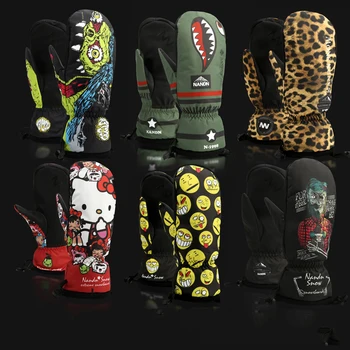 NANDN mănuși de schi Snowboard Mănuși cu Snowmobilul Motocicleta de Iarna, Schi, Echitatie, Alpinism Mănuși Impermeabile