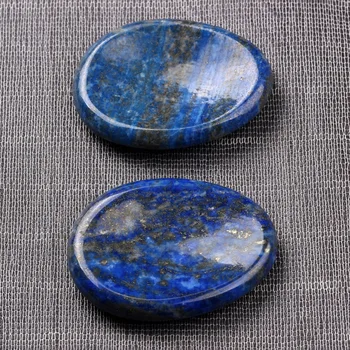 Naturale Albastru Lapis Lazuli vă faceți Griji Piatra Cristale Reiki de Vindecare Chakra Degetul mare de Piatră WS0016