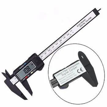 Negru/Argintiu Electronice Șubler cu Vernier 6 inch 150mm LCD Digital Șubler Micrometru Pentru Măsurarea Instrument