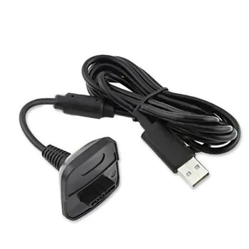 Negru USB de 1.5 m Joace Incarcator Cablu de Încărcare Cablul de Linie pentru XBOX 360 Controler de Joc fără Fir Încărcător de Baterie Reîncărcabilă Duce